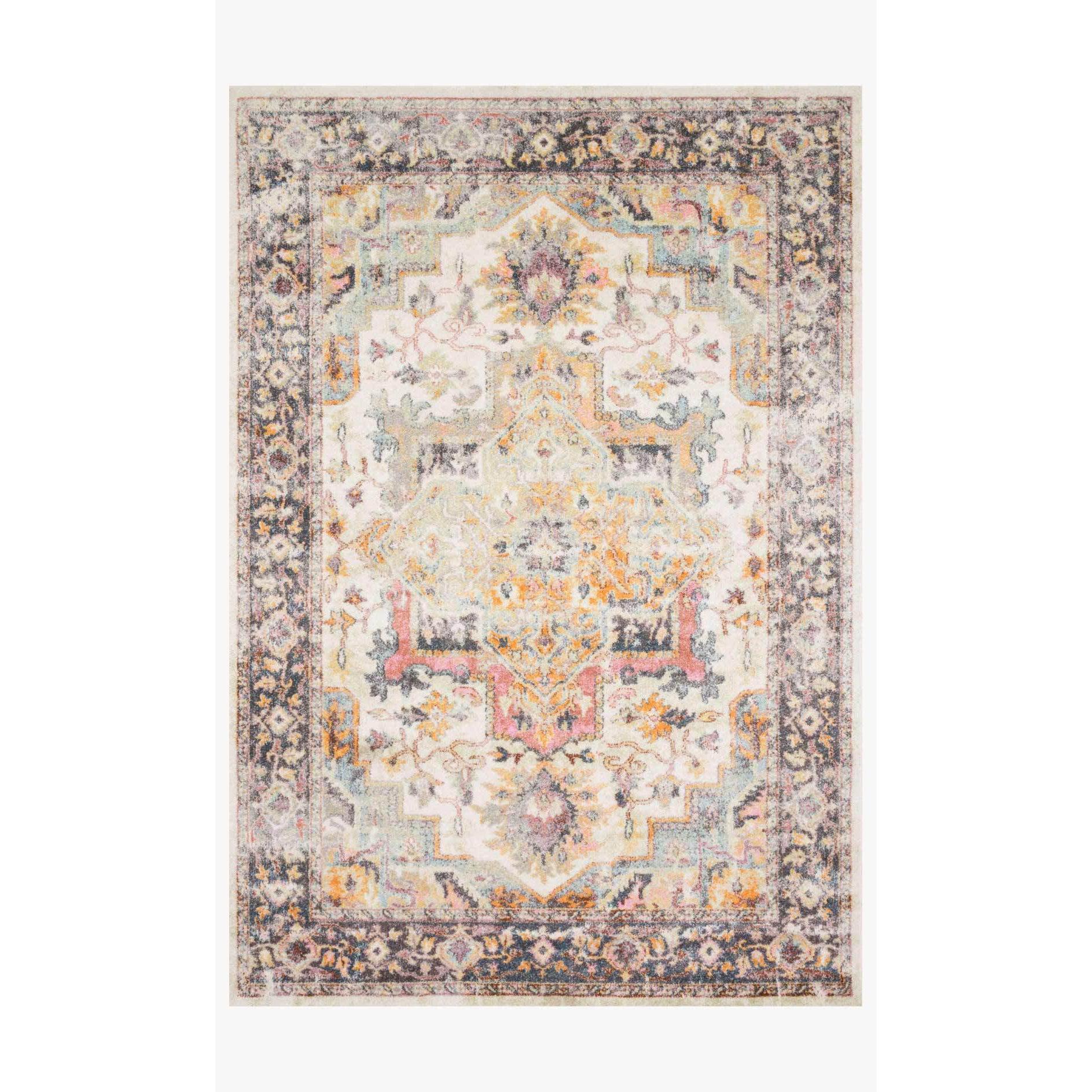 Clara Rugs by Loloi - Ivory / Charcoal-Loloi Rugs-Blue Hand Home