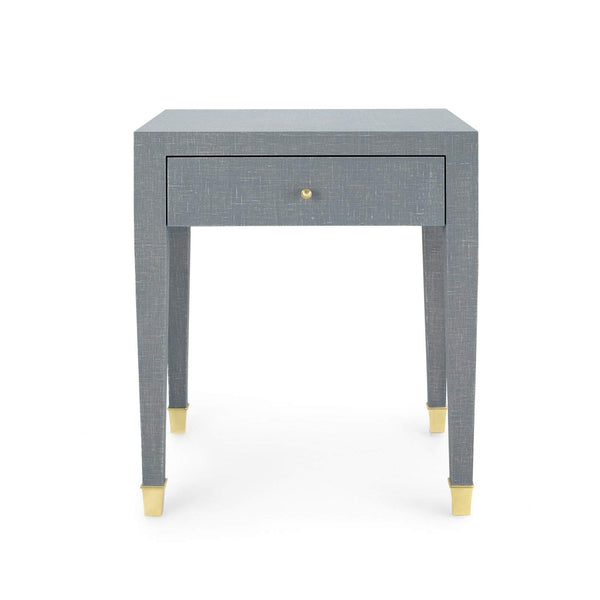 Villa & House - Claudette 1-Drawer Side Table In Gray-Bungalow 5-Blue Hand Home