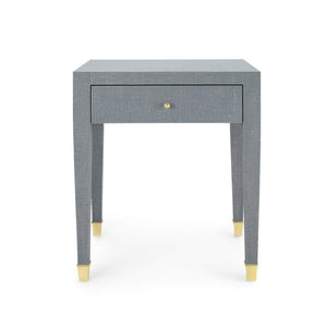 Villa & House - Claudette 1-Drawer Side Table In Gray-Bungalow 5-Blue Hand Home