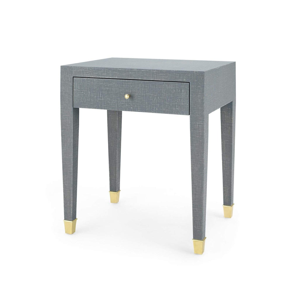 Villa & House - Claudette 1-Drawer Side Table In Gray-Bungalow 5-Blue Hand Home