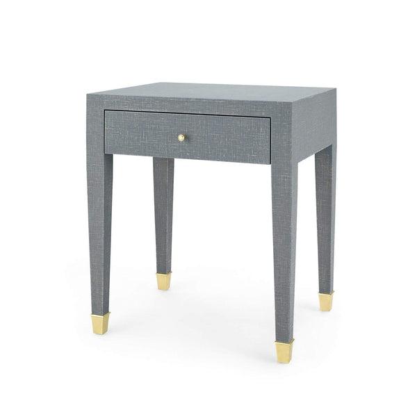 Villa & House - Claudette 1-Drawer Side Table In Gray-Bungalow 5-Blue Hand Home
