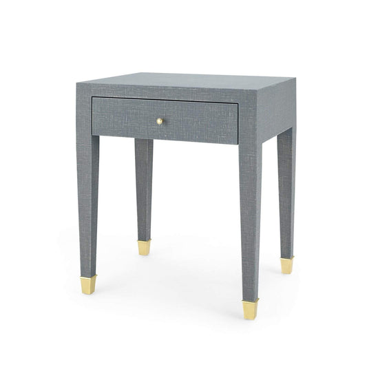 Villa & House - Claudette 1-Drawer Side Table In Gray-Bungalow 5-Blue Hand Home