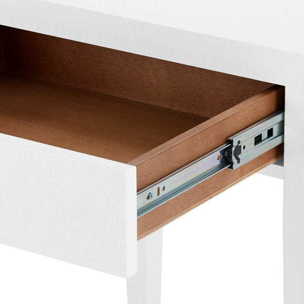 Villa & House - Claudette 1-Drawer Side Table In White-Bungalow 5-Blue Hand Home