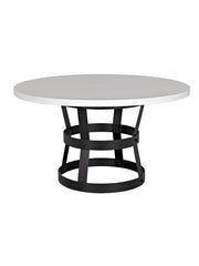 Basket Dining Table, Oak/Steel Base-CFC Furniture-Blue Hand Home