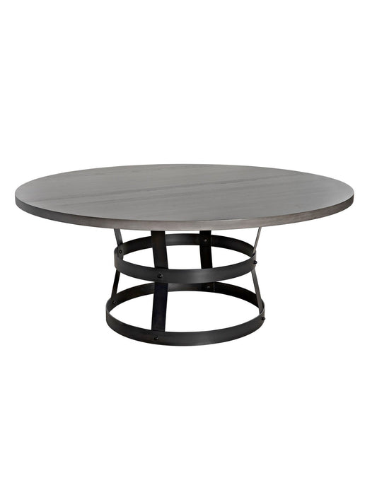 Basket Dining Table, Oak/Steel Base-CFC Furniture-Blue Hand Home