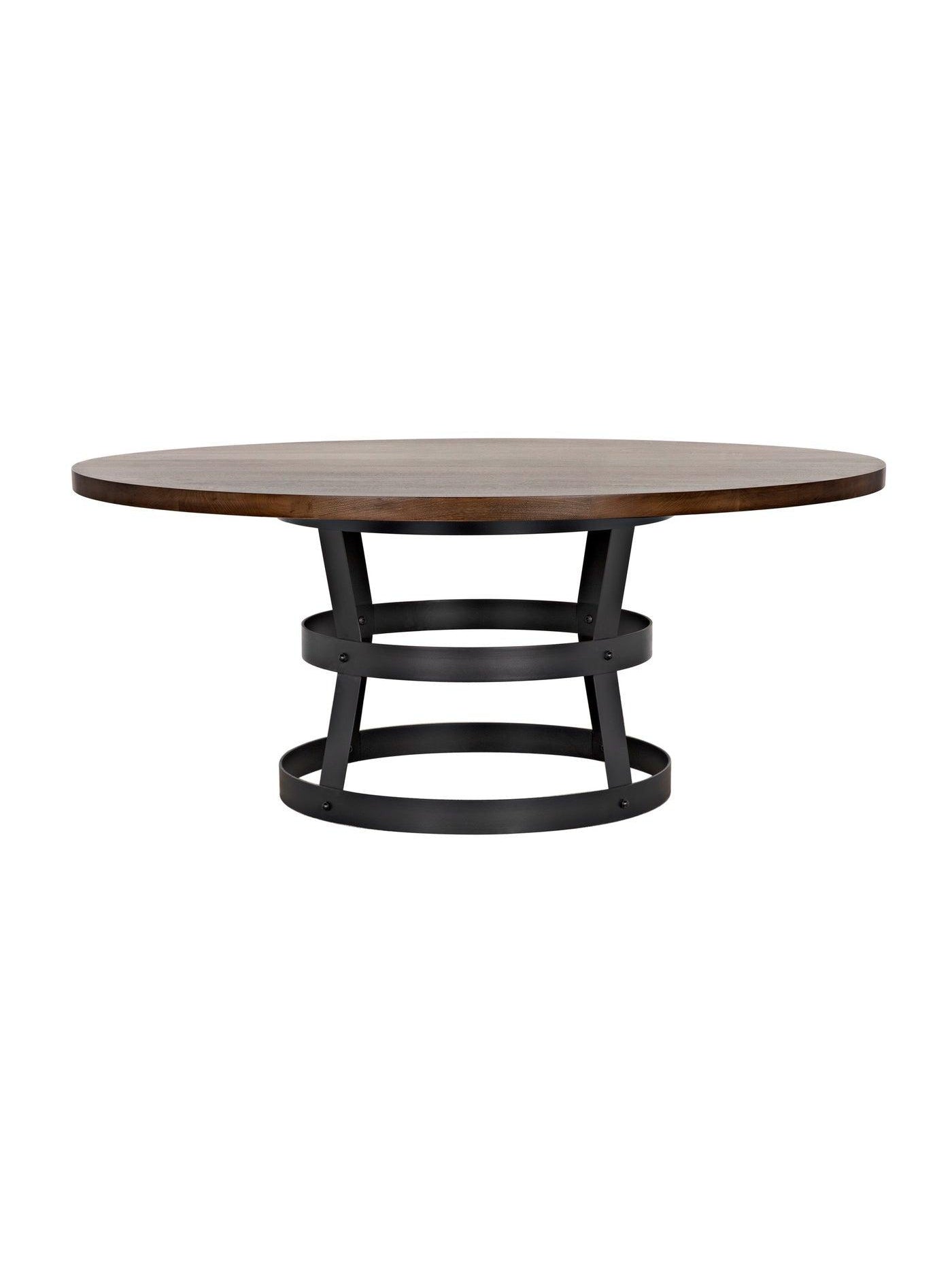 Basket Dining Table, Walnut/Steel Base-CFC Furniture-Blue Hand Home