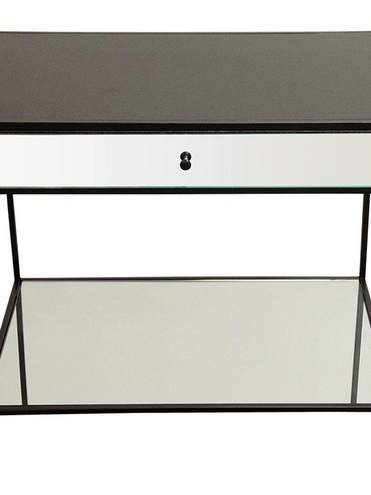 Mallory Nightstand, Steel/Mirror