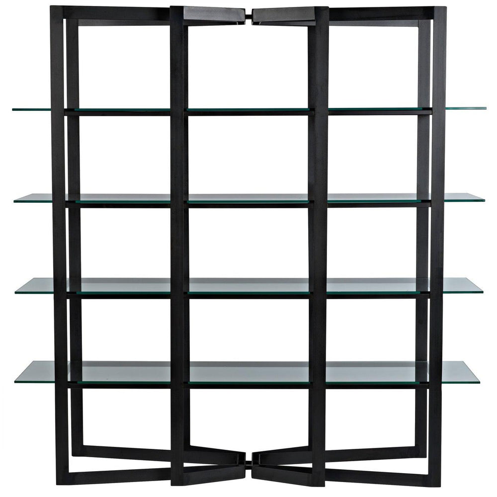 Gael Bookcase Steel/Glass-CFC Furniture-Blue Hand Home