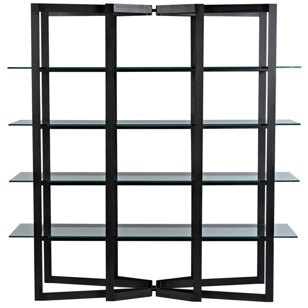 Gael Bookcase Steel/Glass-CFC Furniture-Blue Hand Home