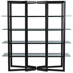 Gael Bookcase Steel/Glass-CFC Furniture-Blue Hand Home