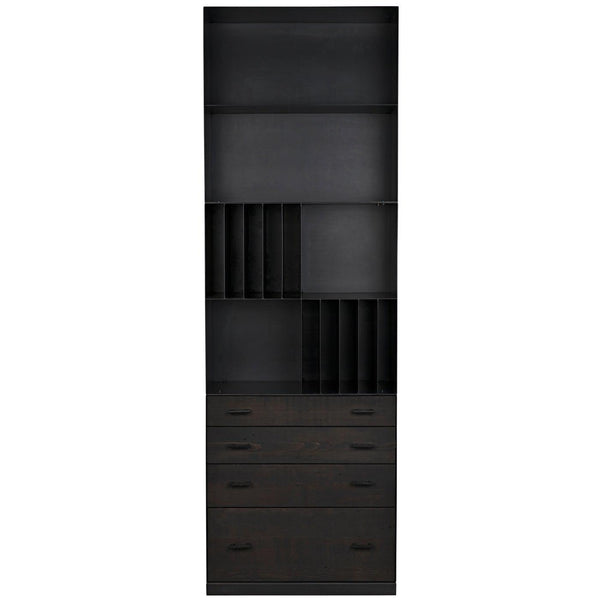 Armstrong Bookcase Steel/Reclaimed Lumber-CFC Furniture-Blue Hand Home
