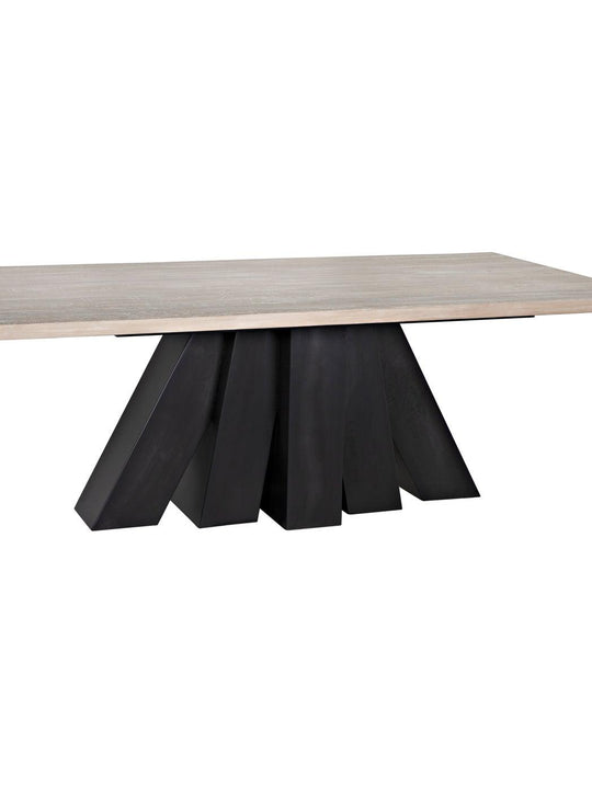 Adam Dining Table, Reclaimed Lumber Top