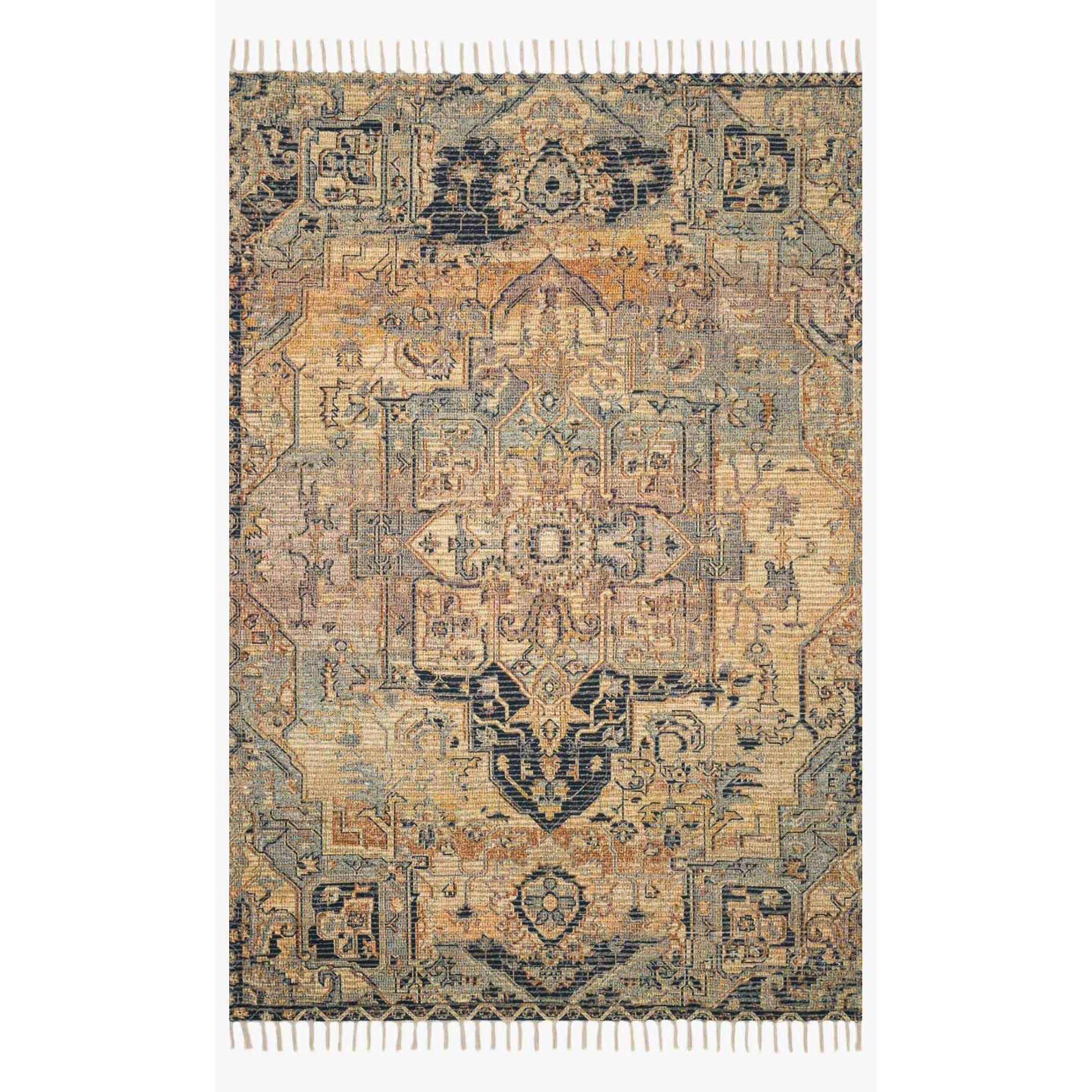 Justina Blakeney Rugs - Cornelia - Cor-03 Gold/Fiesta-Loloi Rugs-Blue Hand Home