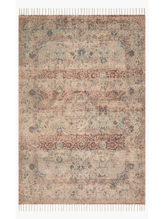 Justina Blakeney Rugs - Cornelia - Cor-05 Seafoam Green/Brick