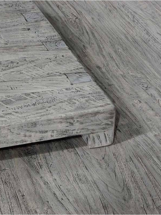 Reclaimed Elm Tiered Dovetail Coffee Table