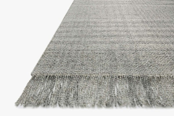Caleb Rug Magnolia Home by Joanna Gaines - CAL-03 Grey / Dark Grey-Loloi Rugs-Blue Hand Home
