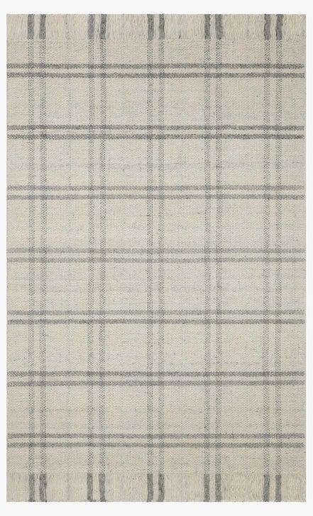 Caleb Rug Magnolia Home by Joanna Gaines - CAL-01 Natural / Grey-Loloi Rugs-Blue Hand Home
