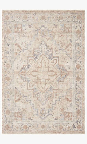 Carlisle Rug Magnolia Home by Joanna Gaines - CAR-02 Beige/Slate-Loloi Rugs-Blue Hand Home