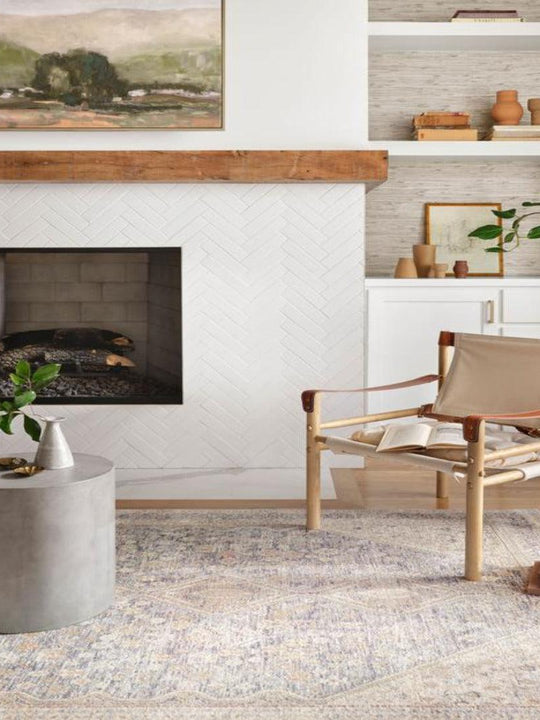 Carlisle Rug Magnolia Home by Joanna Gaines   - CAR-03 Blue/Ivory