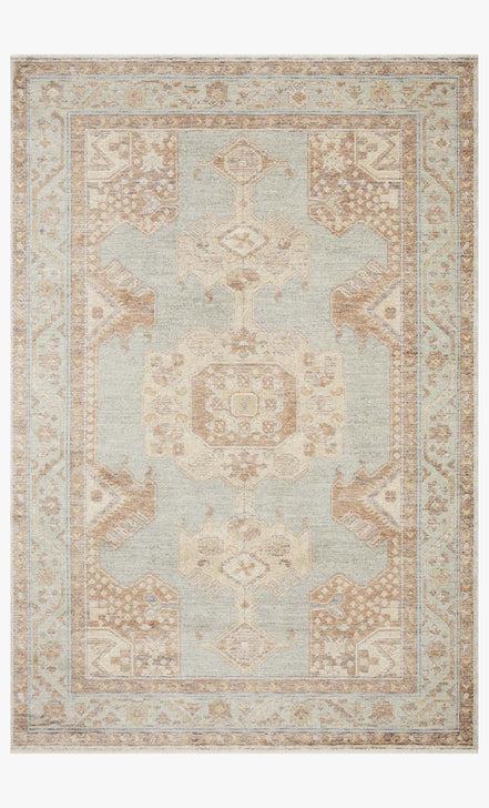 Carlisle Rug Magnolia Home by Joanna Gaines - CAR-01 Seafoam/Taupe-Loloi Rugs-Blue Hand Home