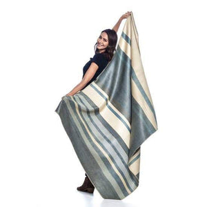 Alpaca Throw-Shupaca-Blue Hand Home