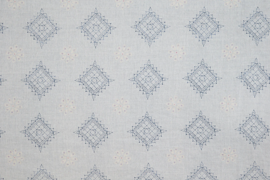 Cisco Fabric Charlize Mist - Grade J - Linen-Cisco Brothers-Blue Hand Home