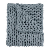 Chenille Chunky Knit Throw-American Heritage Textile-Blue Hand Home