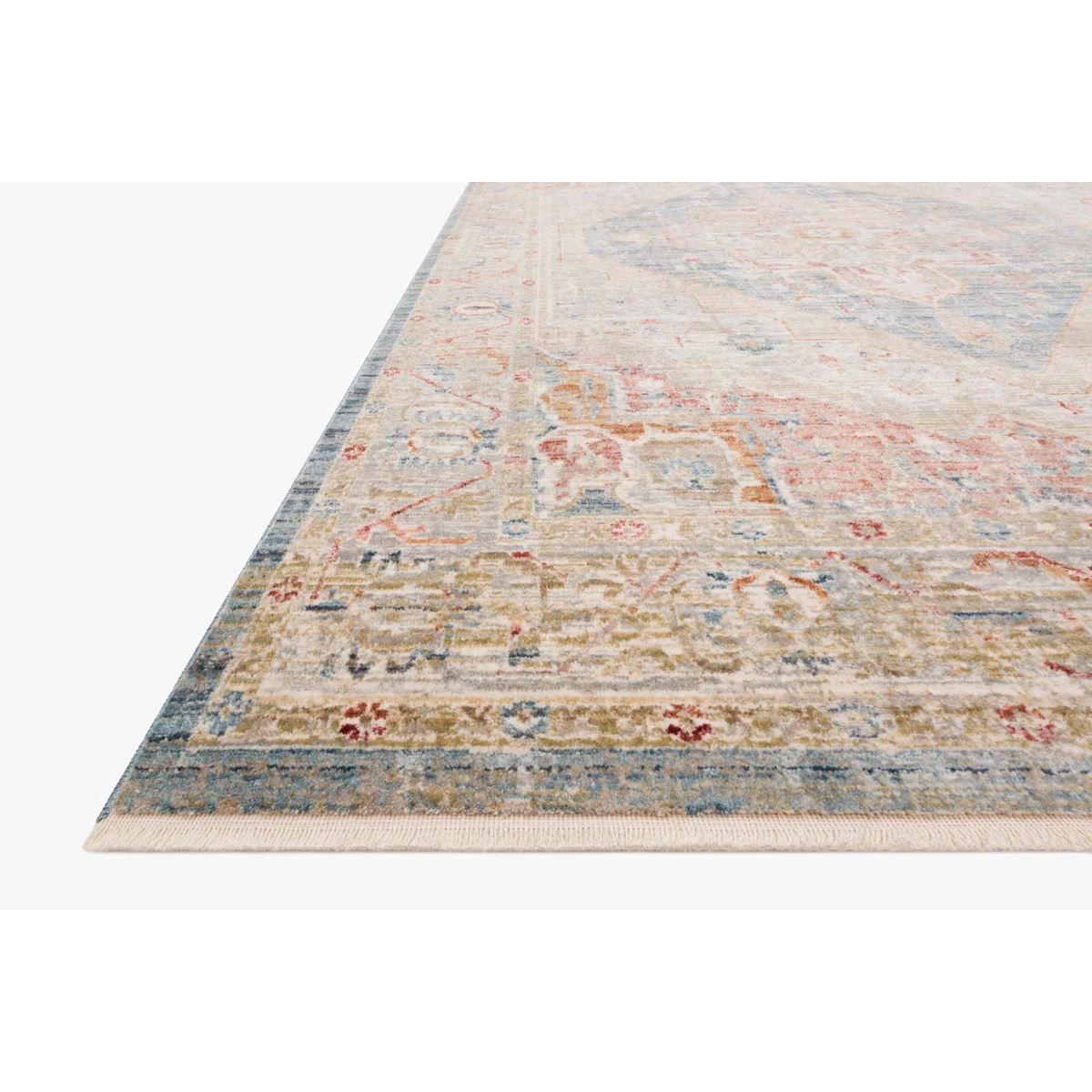 Claire Rugs by Loloi - CLE-04 Blue/Multi-Loloi Rugs-Blue Hand Home