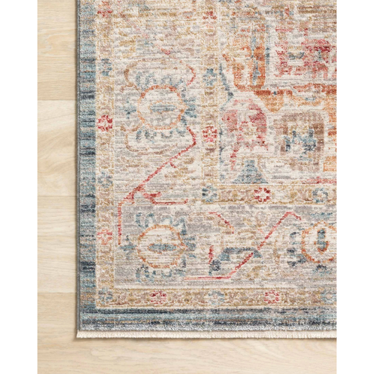 Claire Rugs by Loloi - CLE-04 Blue/Multi-Loloi Rugs-Blue Hand Home