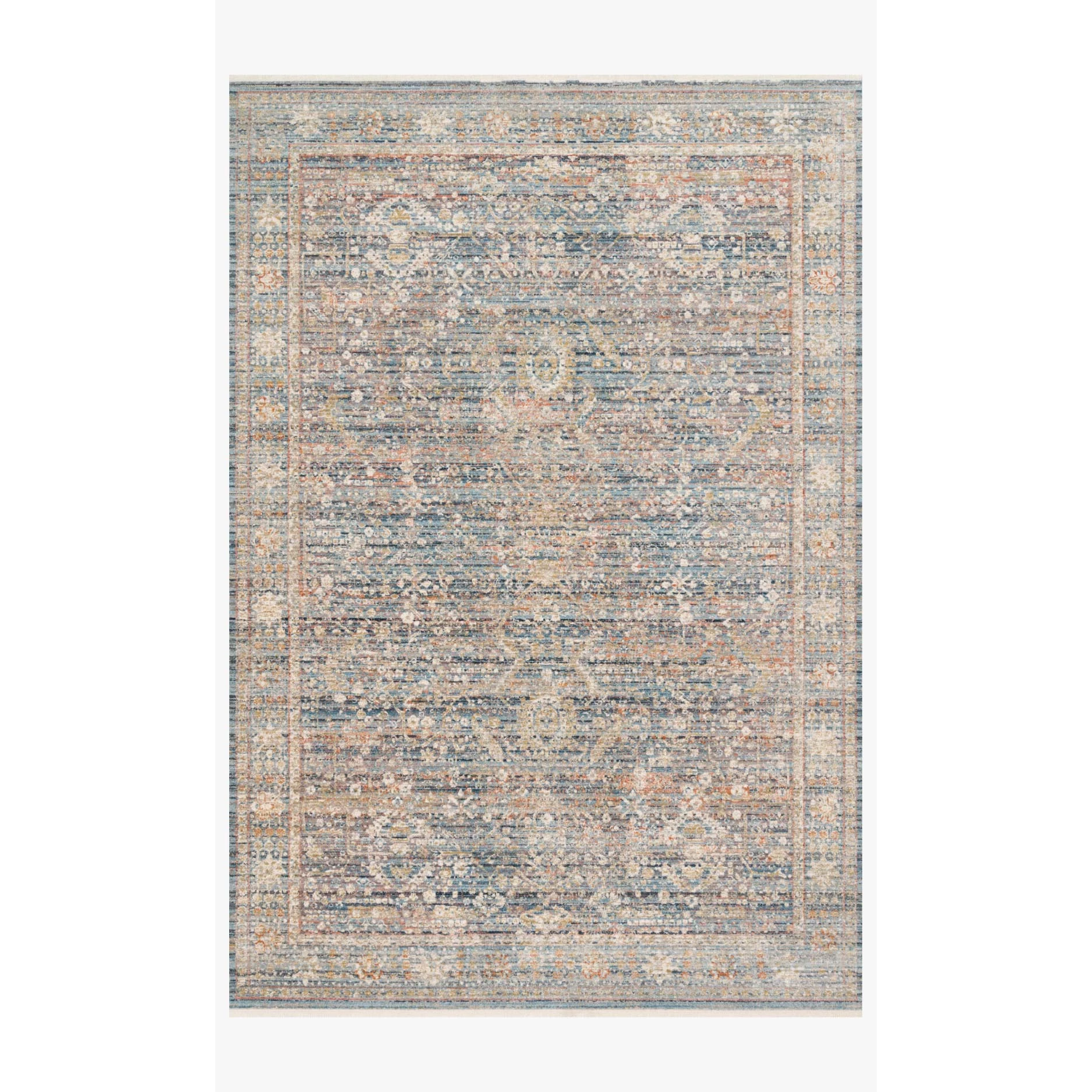 Claire Rugs by Loloi - CLE-06 Blue/Sunset-Loloi Rugs-Blue Hand Home