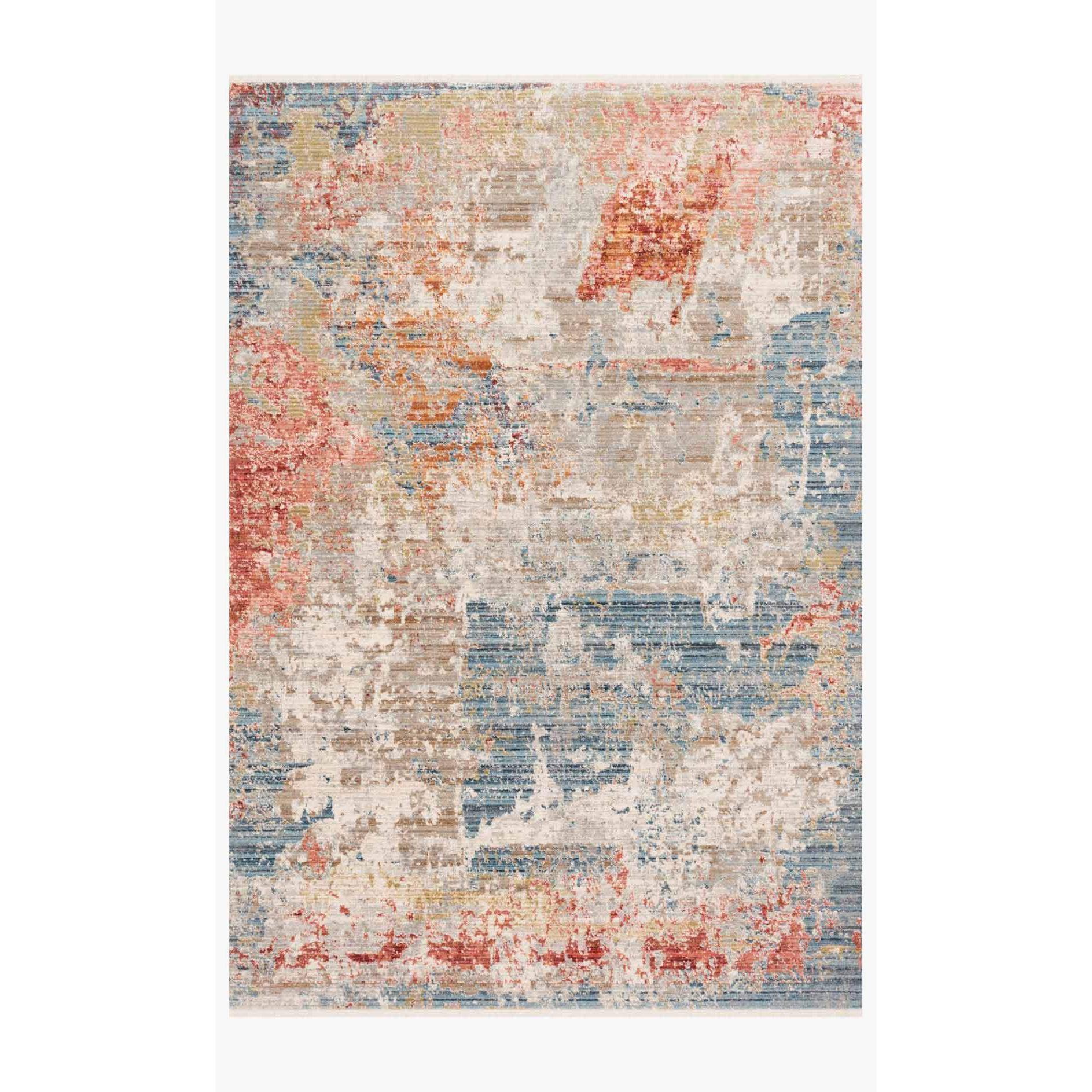 Claire Rugs by Loloi - CLE-07 Grey/Multi-Loloi Rugs-Blue Hand Home