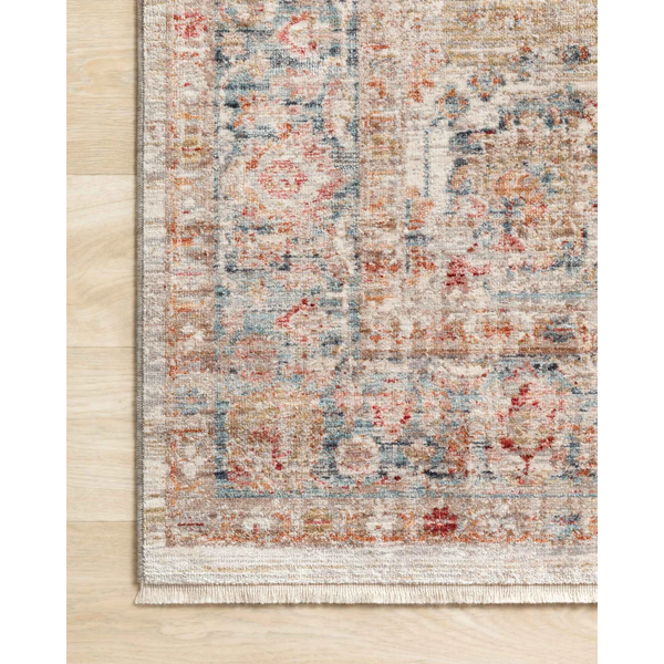 Claire Rugs by Loloi - CLE-02 Ivory/Ocean-Loloi Rugs-Blue Hand Home