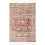 Claire Rugs by Loloi - CLE-01 Red/Ivory-Loloi Rugs-Blue Hand Home