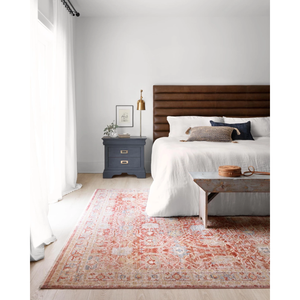 Claire Rugs by Loloi - CLE-01 Red/Ivory-Loloi Rugs-Blue Hand Home