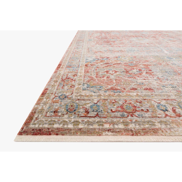 Claire Rugs by Loloi - CLE-01 Red/Ivory-Loloi Rugs-Blue Hand Home