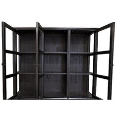 Noir Colonial Hutch Black-Noir Furniture-Blue Hand Home