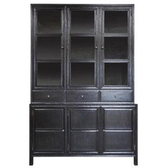 Noir Colonial Hutch Black-Noir Furniture-Blue Hand Home