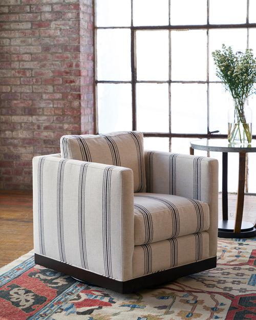 Cisco Fabric Braxton Charcoal - Grade G - Polyester/Linen-Cisco Brothers-Blue Hand Home