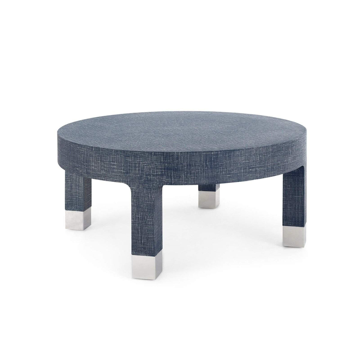 Villa &amp; House - Dakota Round Coffee Table In Navy Blue-Bungalow 5-Blue Hand Home