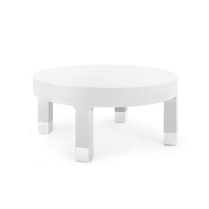 Villa & House - Dakota Round Coffee Table In White-Bungalow 5-Blue Hand Home