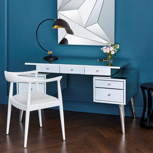 Villa & House - Danish Armchair In White-Bungalow 5-Blue Hand Home