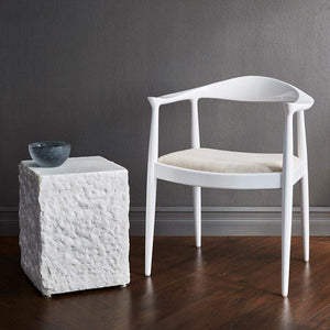 Villa & House - Danish Armchair In White-Bungalow 5-Blue Hand Home