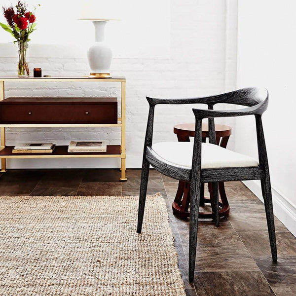 Villa & House - Danish Armchair In Black-Bungalow 5-Blue Hand Home