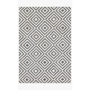 Dorado Rugs by Loloi - DB-03 - Charcoal / Ivory-Loloi Rugs-Blue Hand Home