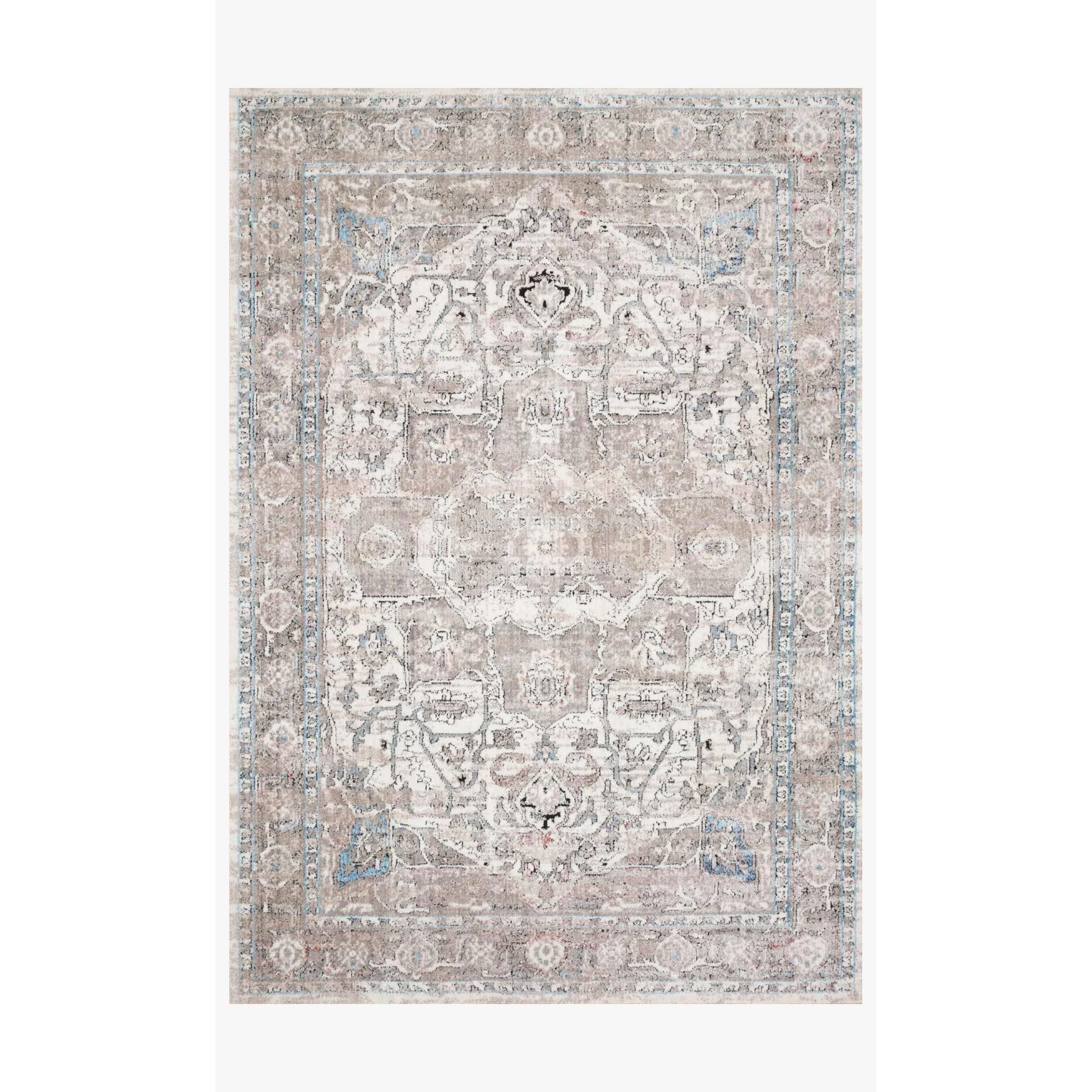 Dante Rugs by Loloi - DN-05 Ivory / Stone-Loloi Rugs-Blue Hand Home
