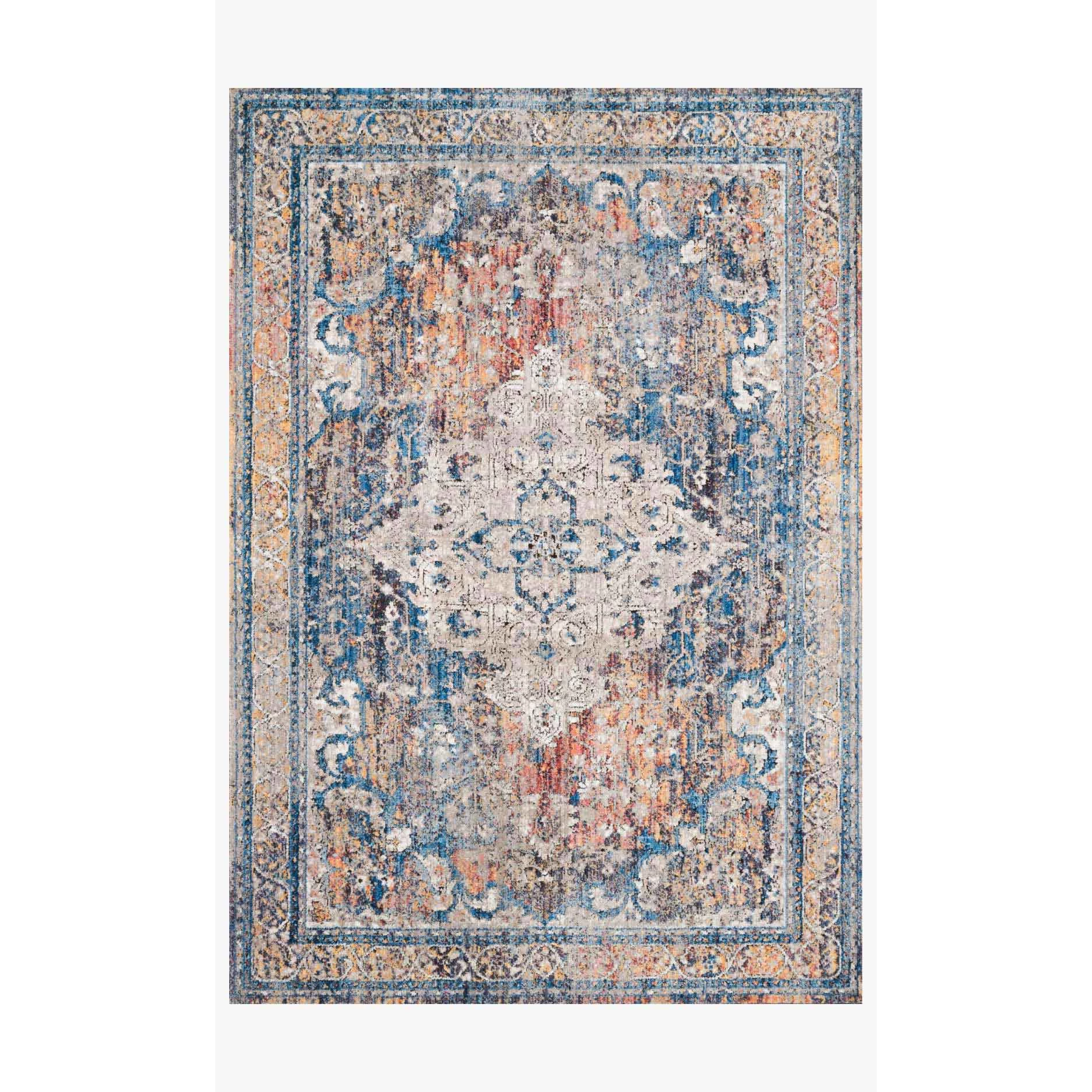Dante Rugs by Loloi - DN-04 Multi / Stone-Loloi Rugs-Blue Hand Home