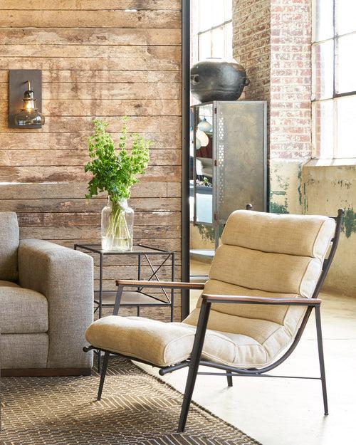 Cisco Fabric Bellamy Natural - Grade G - Cotton/Acrylic /Polyester/Linen-Cisco Brothers-Blue Hand Home