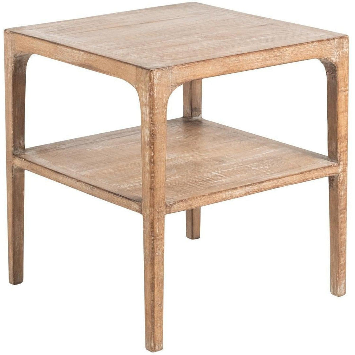 Morgan Corner Table Natural Grey-Olde Door Company-Blue Hand Home