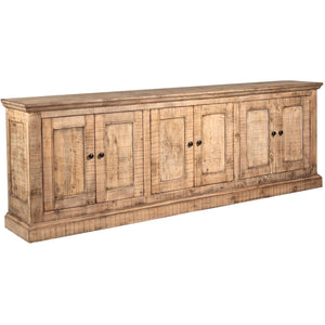 Mimi Long 6 Door Cabinet Natural-Olde Door Company-Blue Hand Home