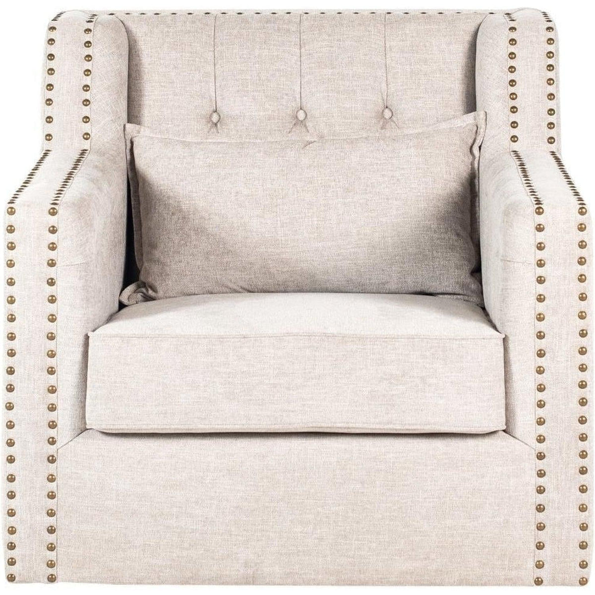 Valerie Swivel Chair Anew Grey-Olde Door Company-Blue Hand Home